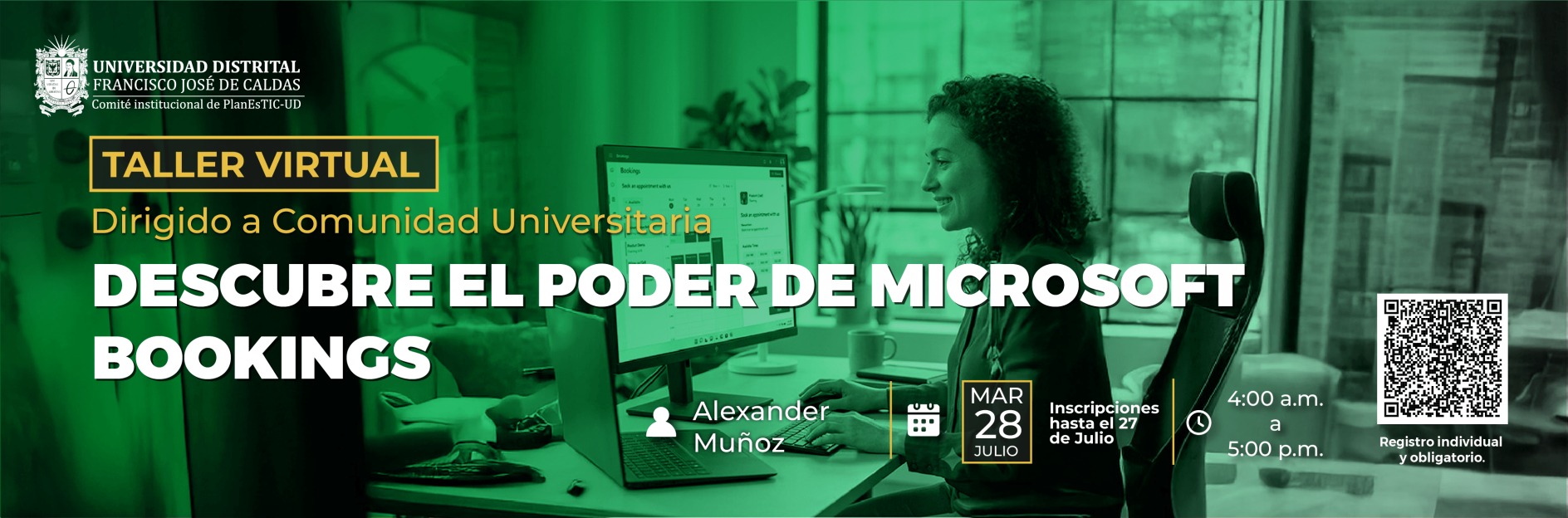 Taller Microsoft Bookings